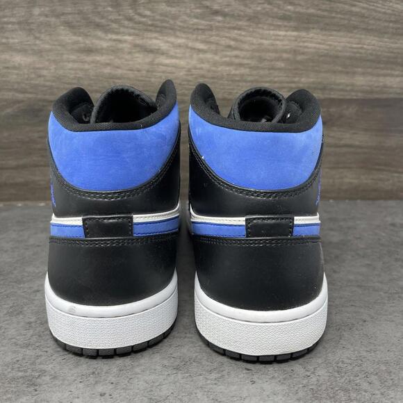 Air Jordan 1 Mid Racer Blue Mens Size 9.5 Sneakers Nike Retro 554724-140 main image 4